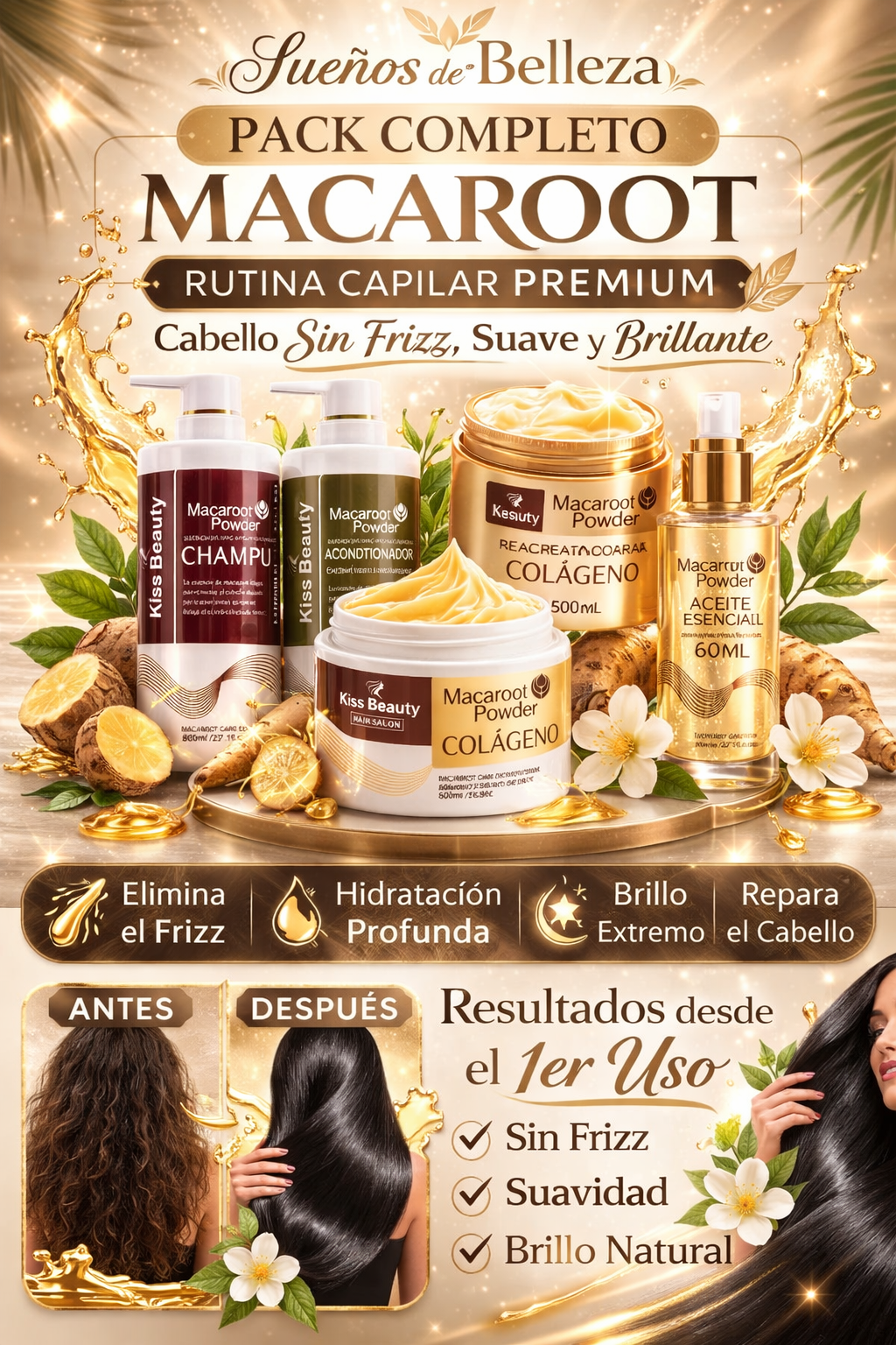 Cómo eliminar el frizz y conseguir un cabello suave y brillante