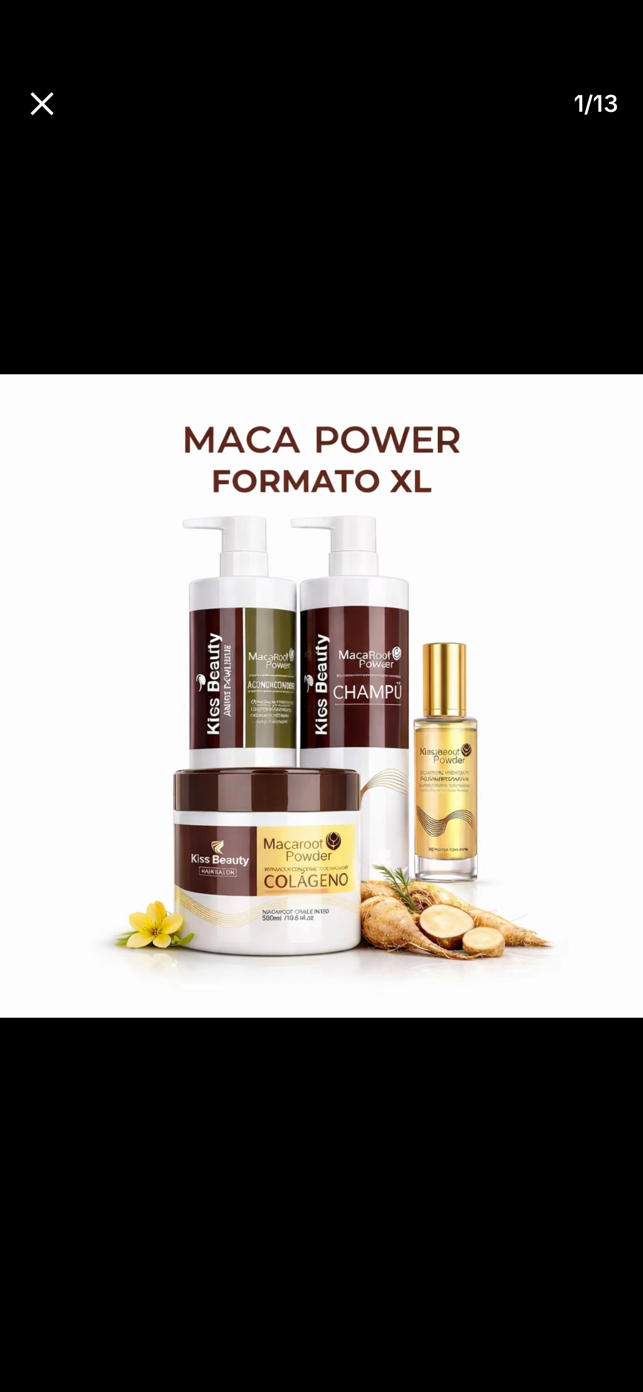 Champú Macaroot Powder – Kiss Beauty (800 ml)